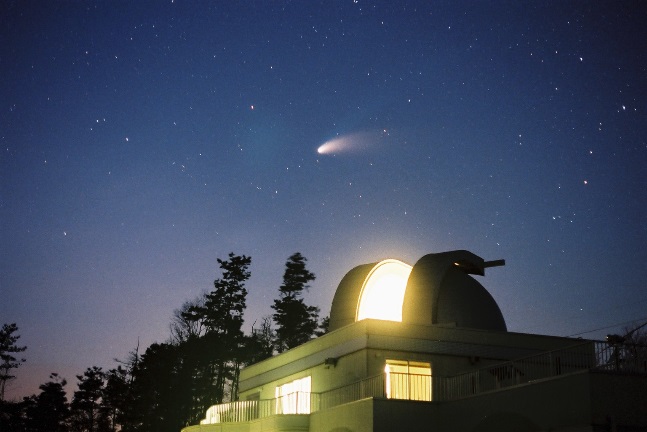 宇根山天文台とヘールポップ彗星