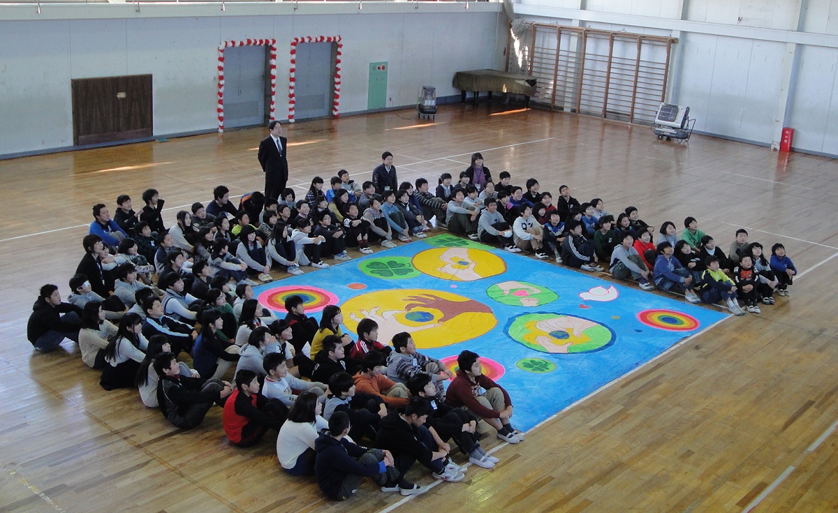 The Biggest Painting in the World 2020 Watari Town was completed 