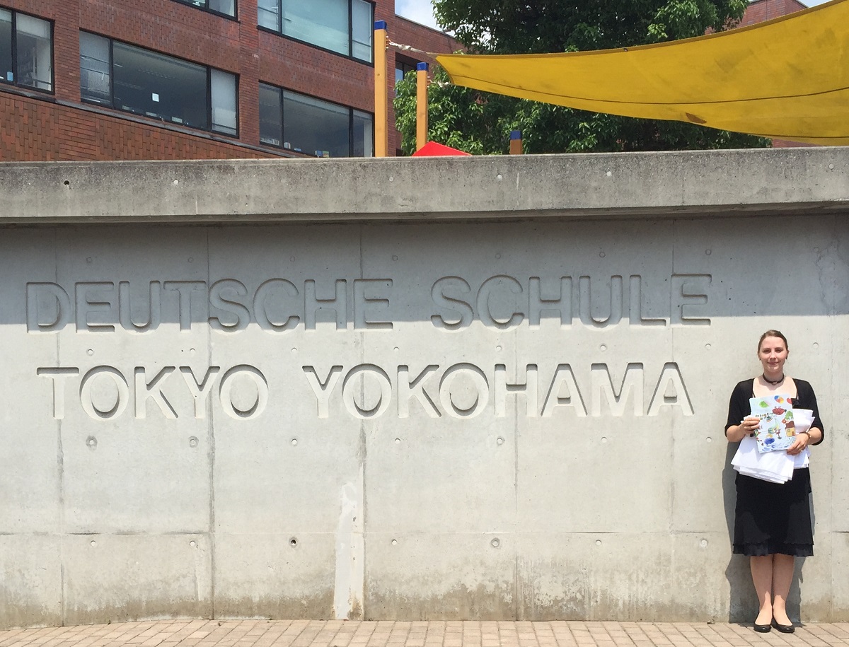 Deutsche Schule Tokyo Yokohama (DSTY) offered to participate in the Biggest Painting in the World 2020, representing Federal Republic of Germany.