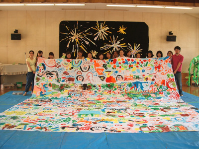  created “The Biggest Painting in the World: Paintings from Every Prefecture in Japan, in Osaka”