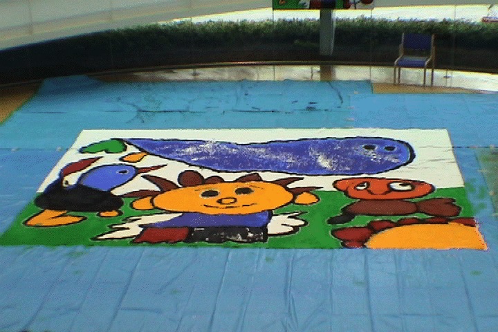 “The Biggest Painting in the World 2010 in Fukushima” was organized 