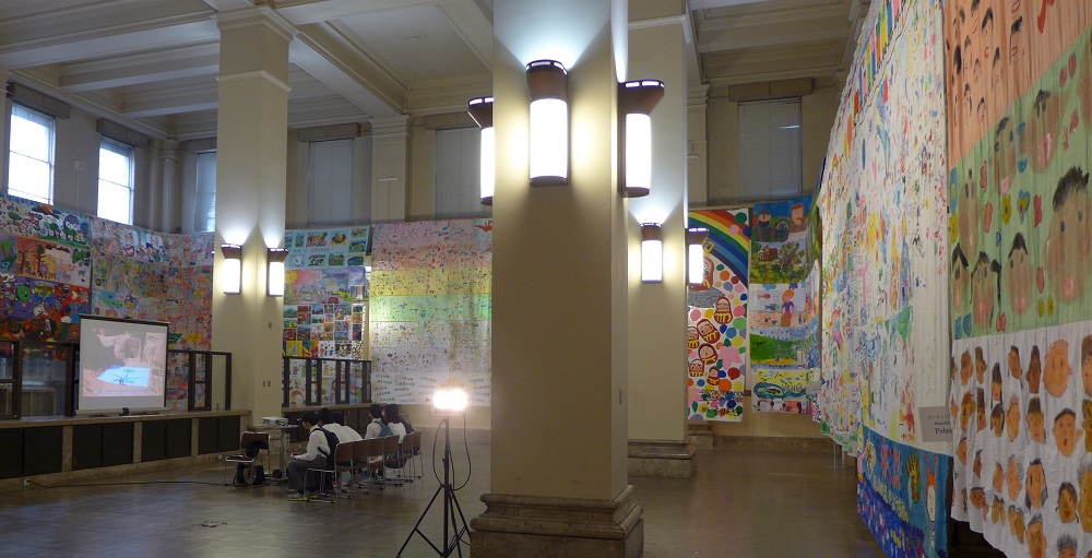 The Exhibition of the Biggest Painting in the World 2020 was held at the former Hiroshima Branch Office of Bank of Japan in Hiroshima. 