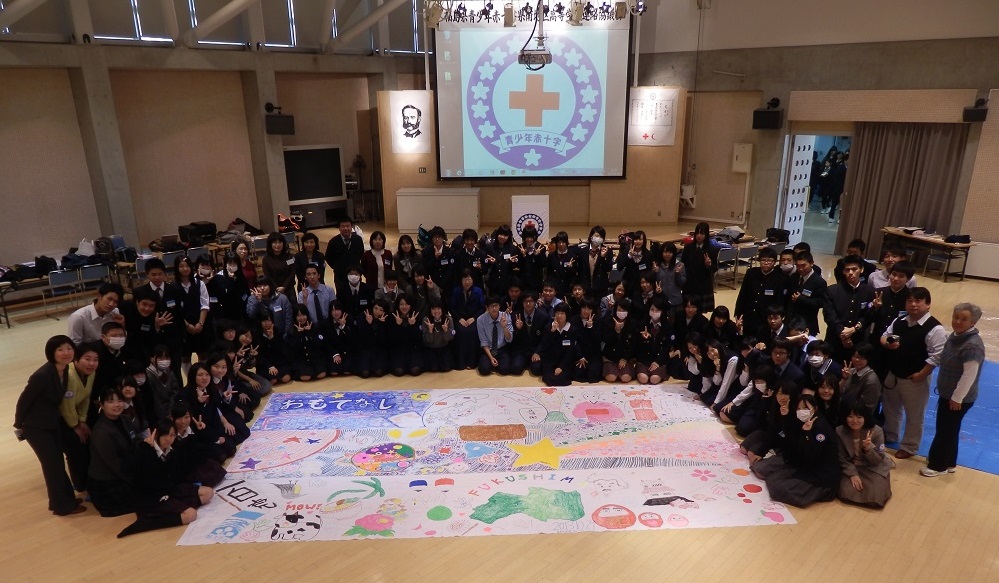 Created “the Biggest Painting in the World 2016*2020 in Fukushima Youth Red Cross Society”
