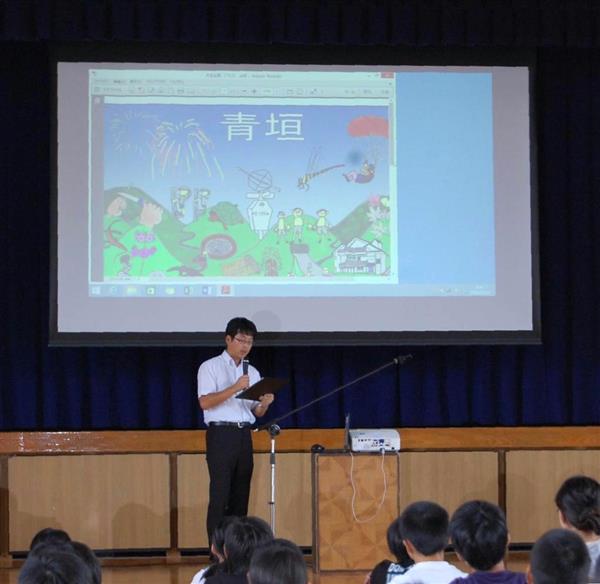 世界一大きな絵プロジェクト、兵庫・丹波市立４小学校参加