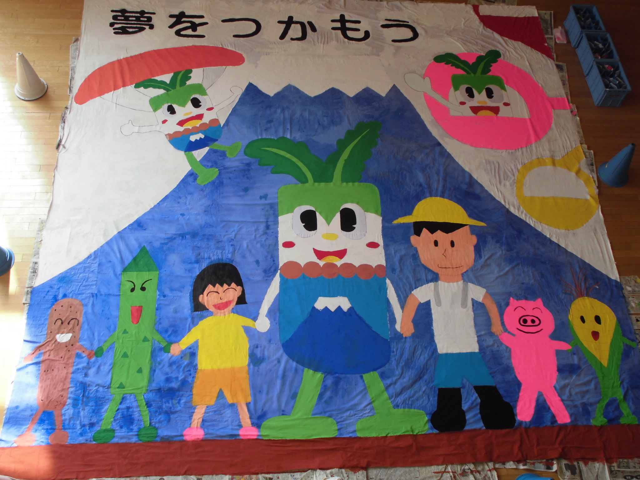 The Biggest Painting in the World 2020 Rusutsu Village was completed