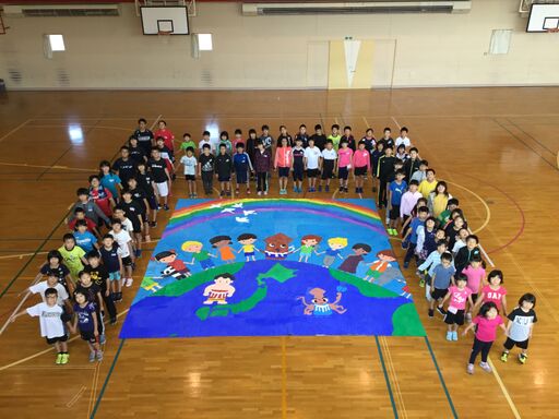 The Biggest Painting in the World 2020 Fukushima Town was completed