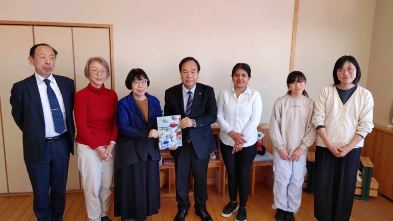 We had a meeting with Mr. Shigeharu Arai Mayor of Hanno City